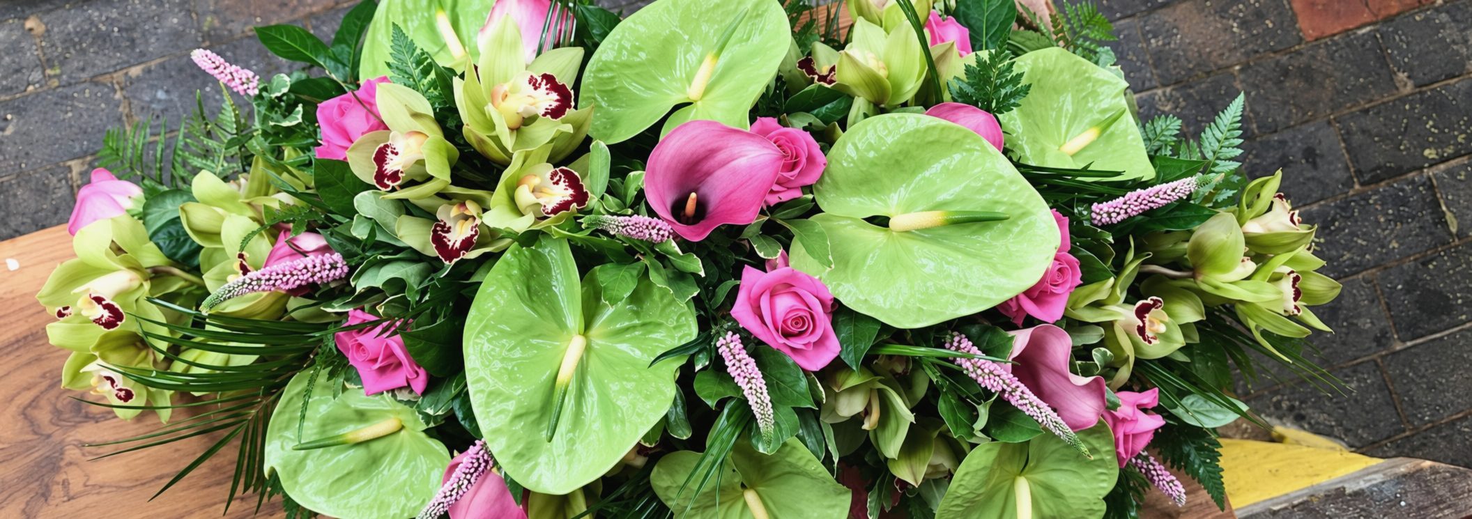 Funeral flowers from Pursehouse Florist in Cannock